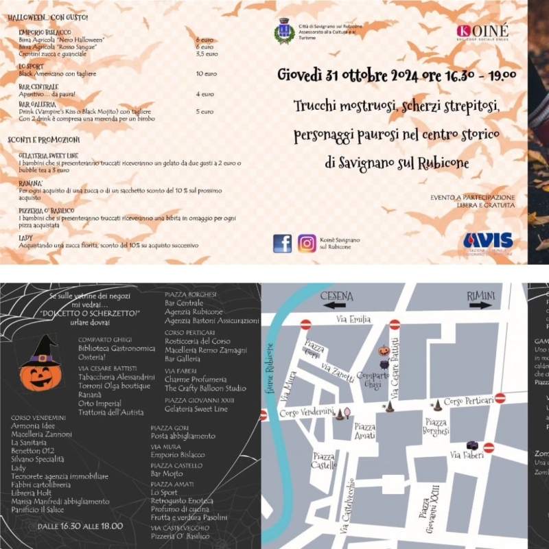 Halloween 'on the road' a Savignano